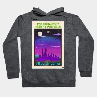 Basic Income for human progress Hoodie